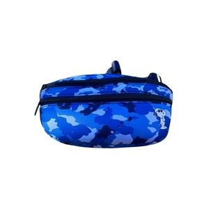Peanuts Snoopy Men's Fanny Pack Blue Camouflage Waist Bag/Hip Bag